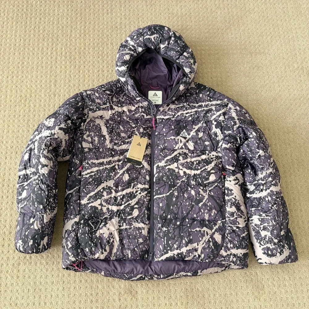 The Nike ACG Lunar Lake PrimaLoft Therma-FIT ADV Puffer Jacket Purple Men Large